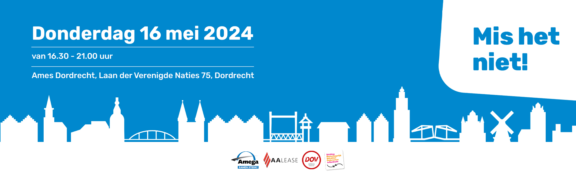 Banner mobiliteitsevenement met logo's